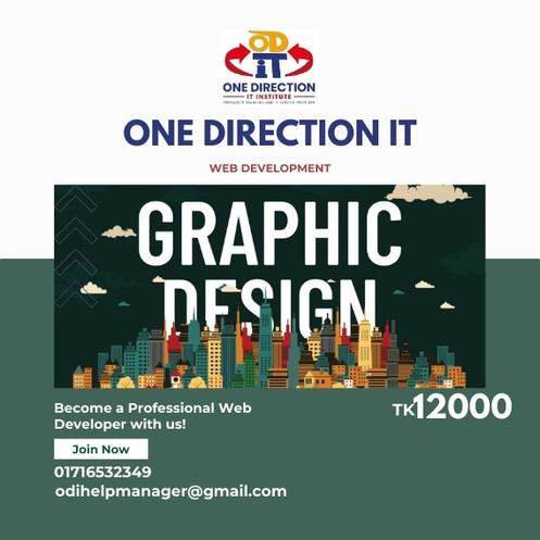 One Direction It. Graphic Design Course Template